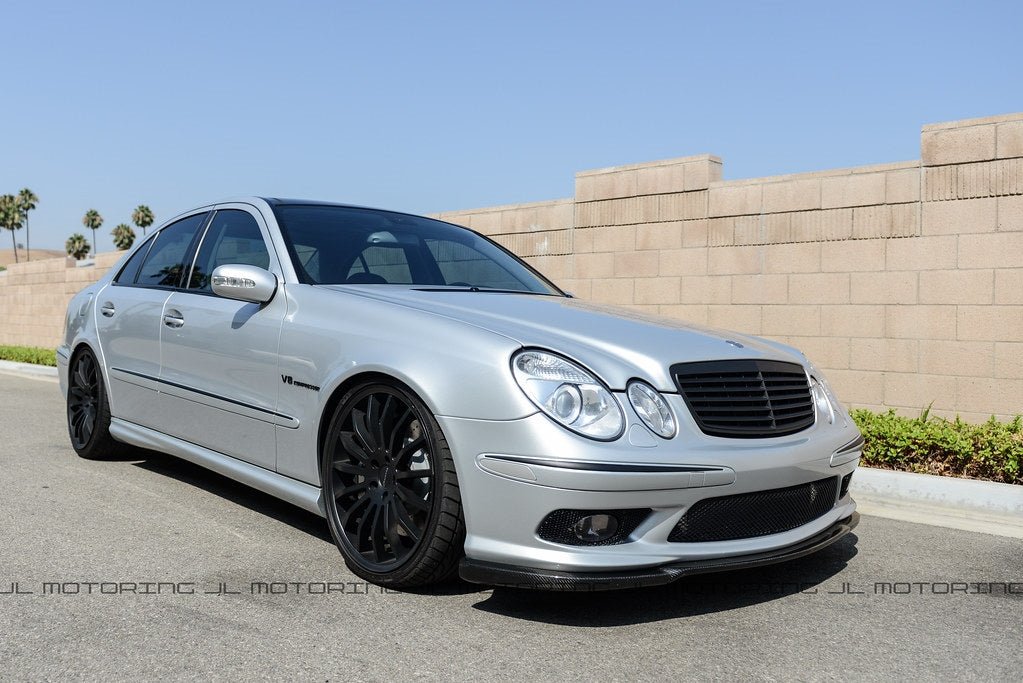 Mercedes Benz W211 E55 AMG Carbon Fiber Front Lip - JL Motoring
