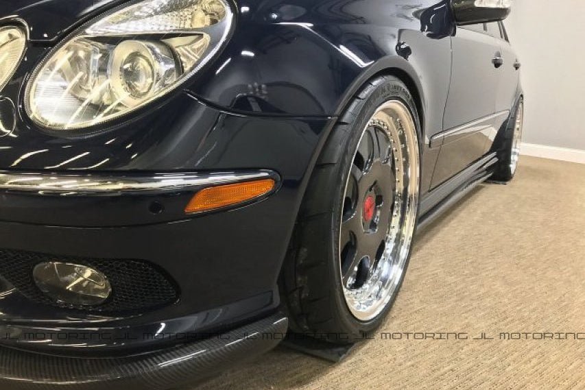 Mercedes Benz W211 E55 E63 AMG Carbon Fiber Side Skirts - JL Motoring