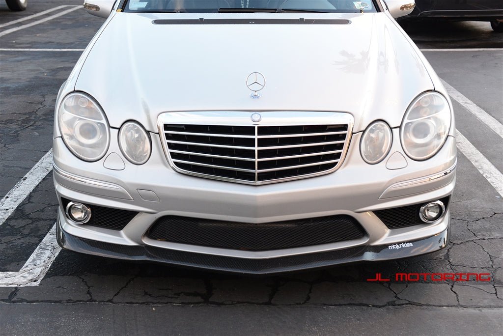 Mercedes Benz W211 E63 AMG Carbon Fiber Front Lip - JL Motoring