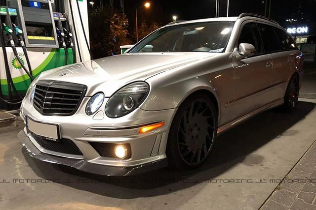 Mercedes Benz W211 E63 AMG Carbon Fiber Front Lip - JL Motoring