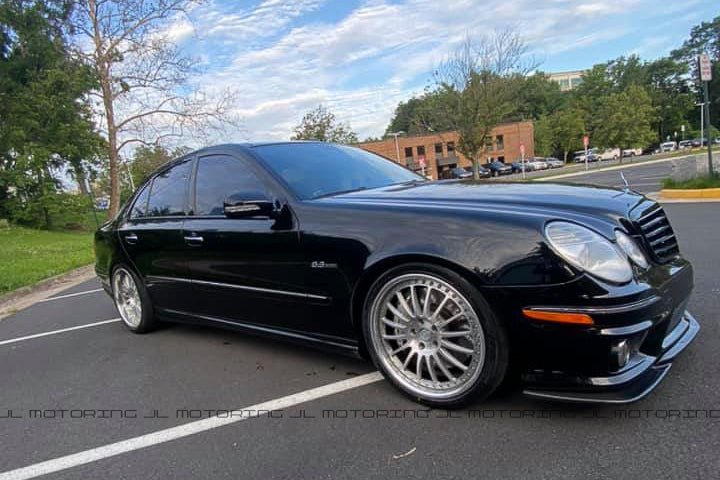 Mercedes Benz W211 E63 AMG Carbon Fiber Front Lip - JL Motoring