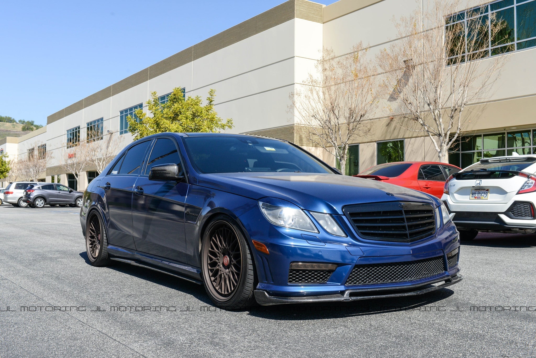 Mercedes Benz W212 E63 AMG Carbon Fiber Side Skirts - JL Motoring