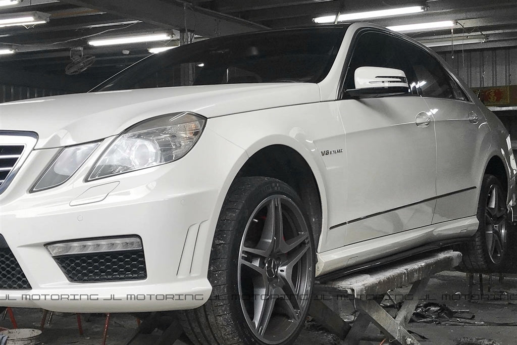Mercedes Benz W212 E63 AMG Carbon Fiber Side Skirts - JL Motoring