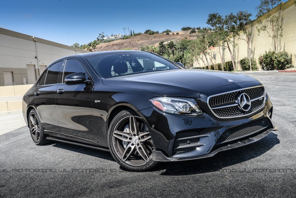 Mercedes Benz W213 E300 E400 E43 E53 AMG Carbon Fiber Front Lip - JL Motoring