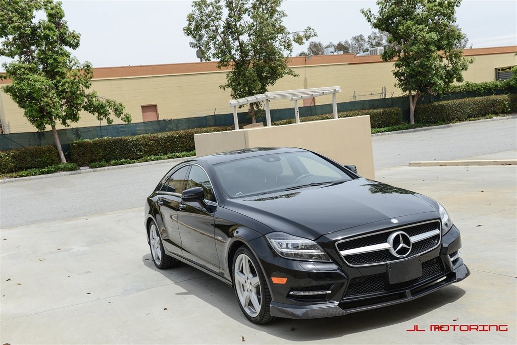 Mercedes Benz W218 CLS 550 Carbon Fiber Front Spoiler - JL Motoring