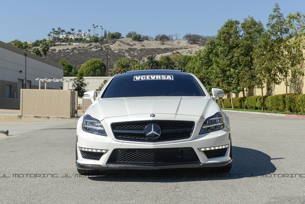 Mercedes Benz W218 CLS 63 AMG Carbon Fiber Front Lip - JL Motoring