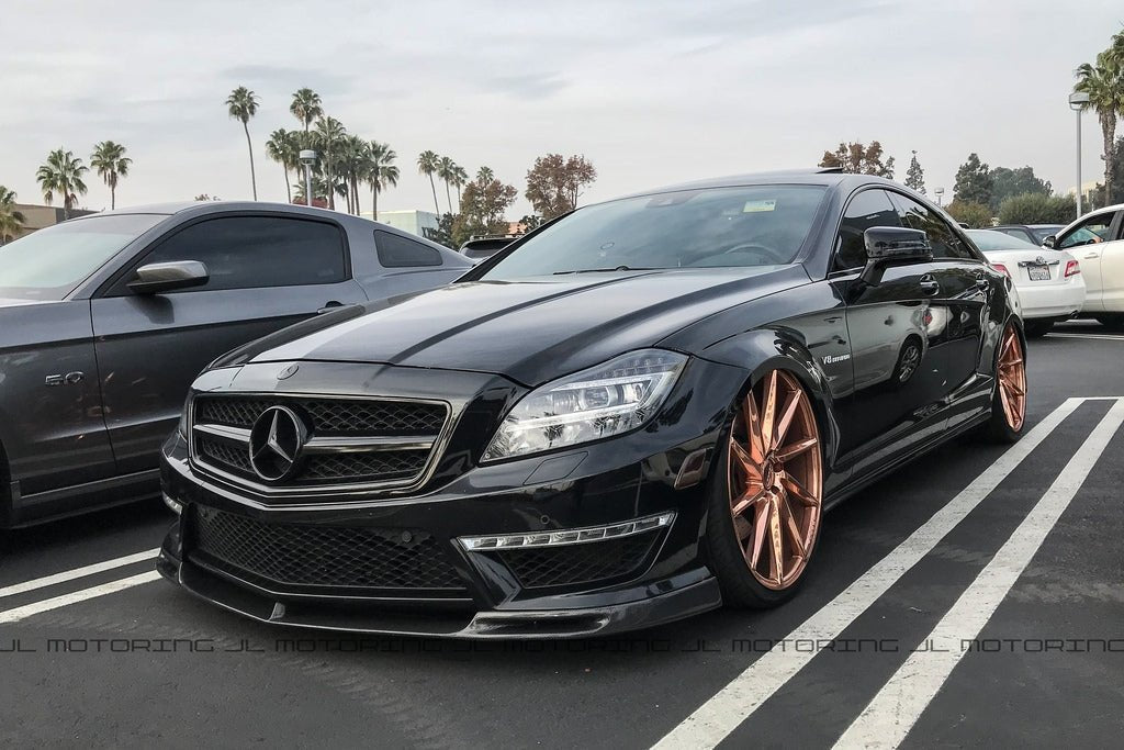 Mercedes Benz W218 CLS 63 AMG Carbon Fiber Front Lip - JL Motoring