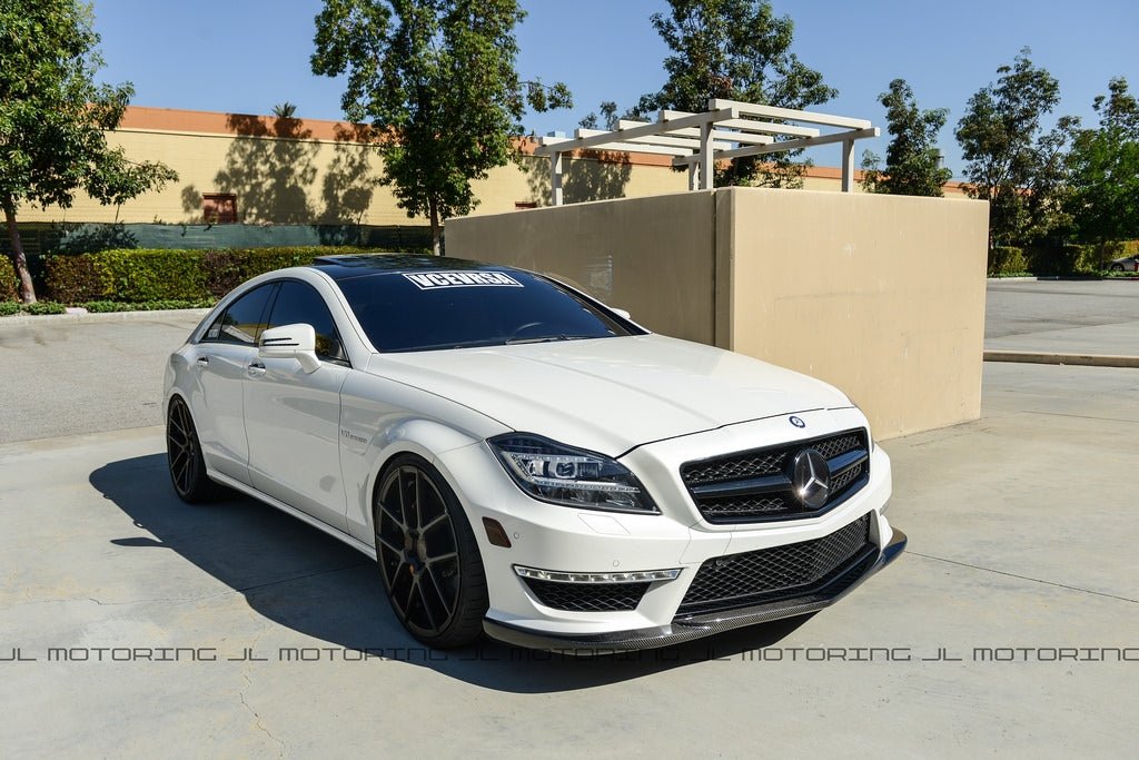 Mercedes Benz W218 CLS 63 AMG Carbon Fiber Front Lip - JL Motoring