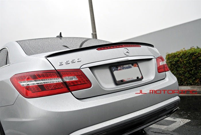 Mercedes C207 A207 E Coupe AMG Style Carbon Fiber Trunk Spoiler - JL Motoring