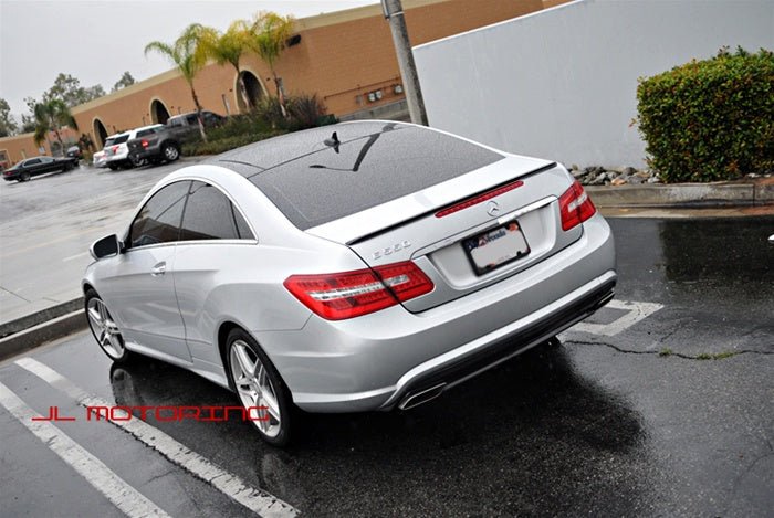 Mercedes C207 A207 E Coupe AMG Style Carbon Fiber Trunk Spoiler - JL Motoring