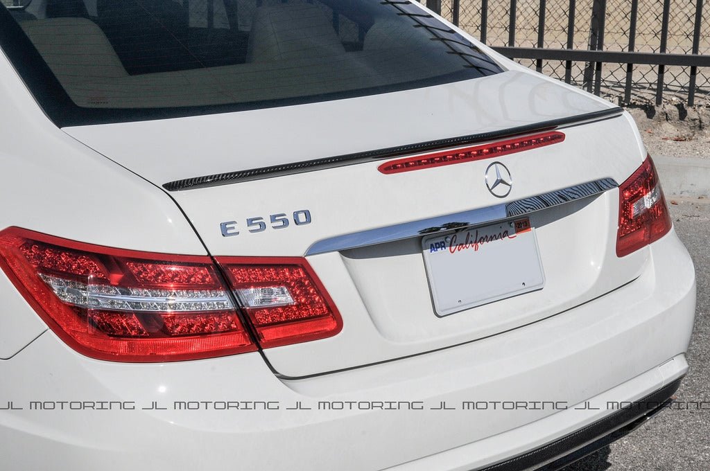 Mercedes C207 A207 E Coupe AMG Style Carbon Fiber Trunk Spoiler - JL Motoring