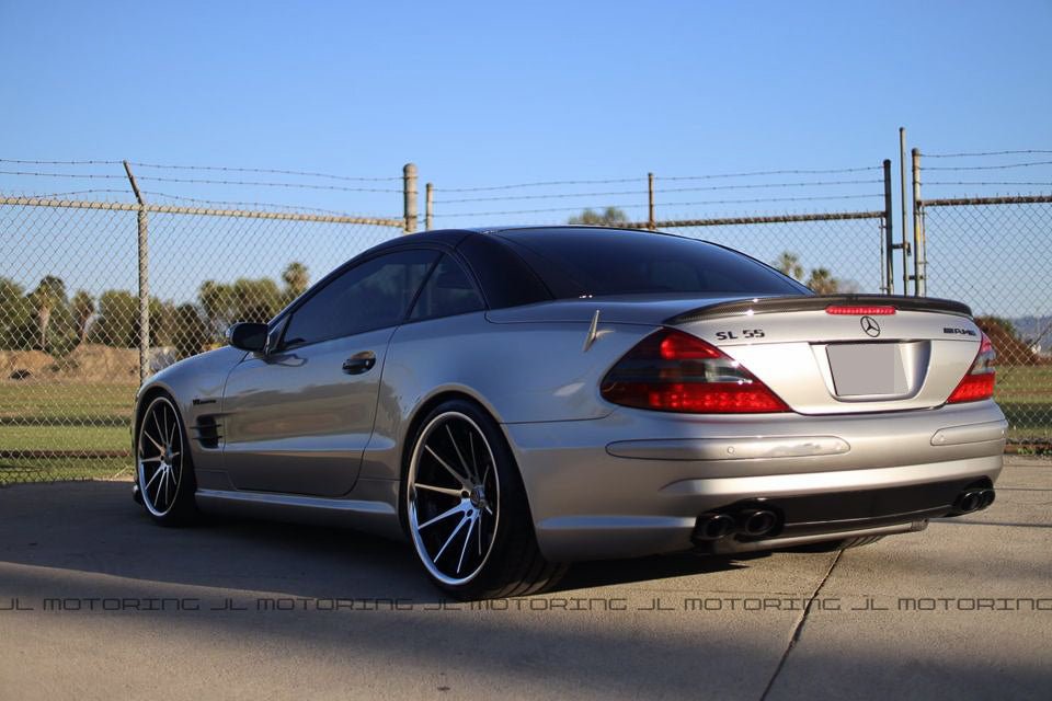 Mercedes R230 SL AMG Style Carbon Fiber Trunk Spoiler - JL Motoring