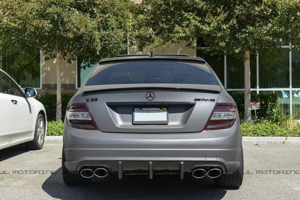 Mercedes W204 C Class Carbon Fiber Roof Spoiler - JL Motoring
