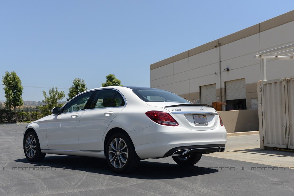Mercedes W205 C Class AMG Style Carbon Fiber Trunk Spoiler - JL Motoring