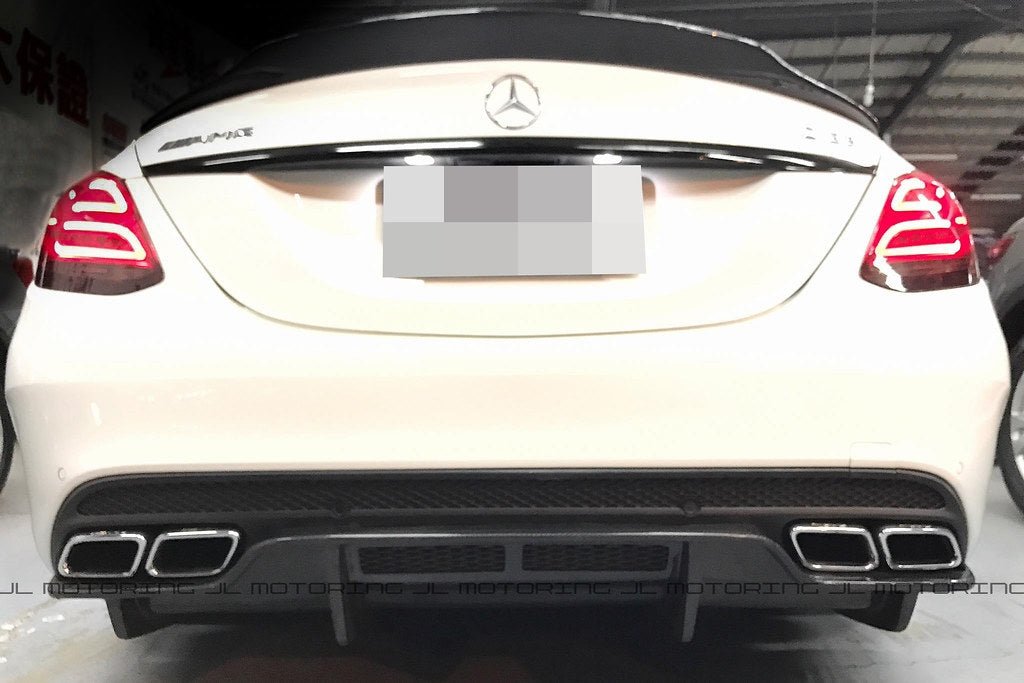 Mercedes W205 C Class GTX Carbon Fiber Trunk Spoiler - JL Motoring