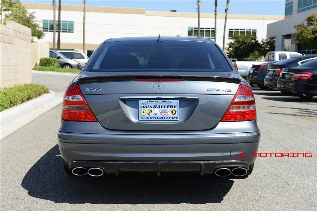 Mercedes W211 E Class AMG Style Carbon Fiber Trunk Spoiler - JL Motoring