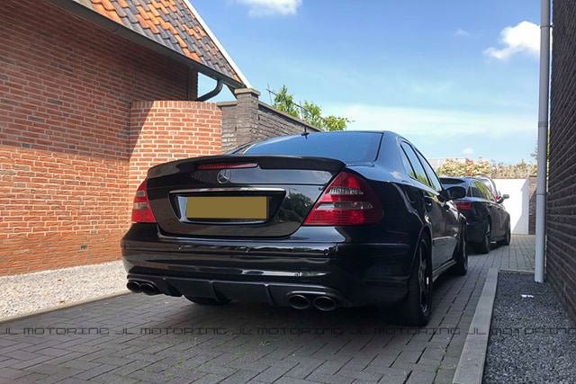 Mercedes W211 E Class Carlsson Style Carbon Fiber Trunk Spoiler - JL Motoring