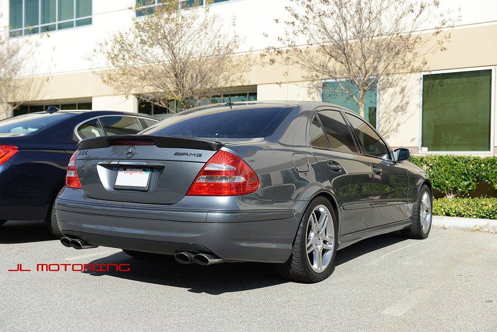 Mercedes W211 E Class Carlsson Style Carbon Fiber Trunk Spoiler - JL Motoring