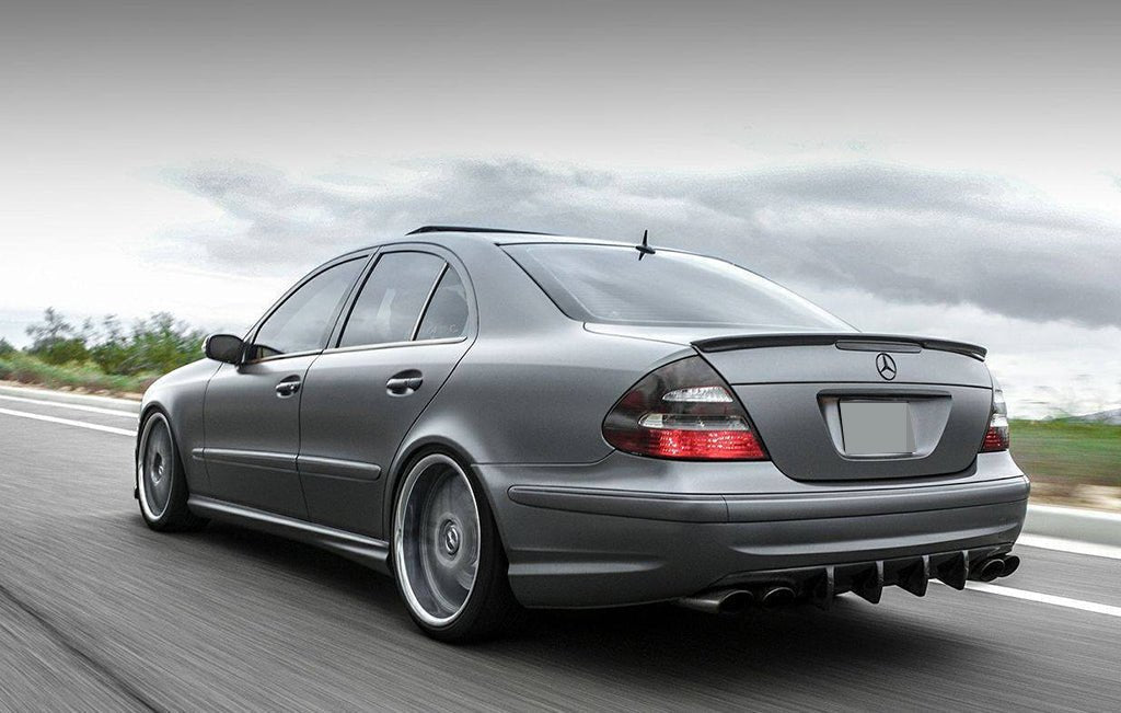 Mercedes W211 E55 E63 AMG DTM Carbon Fiber Rear Diffuser - JL Motoring
