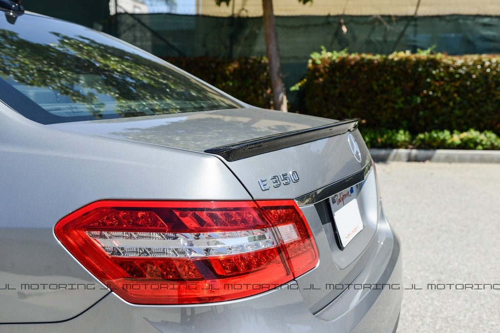 Mercedes W212 E Class E63 AMG Style Carbon Fiber Trunk Spoiler - JL Motoring