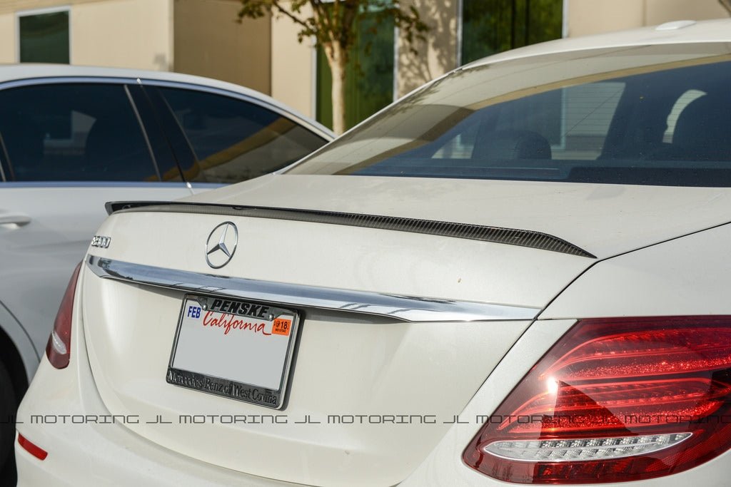 Mercedes W213 E Class E63 AMG Style Carbon Fiber Trunk Spoiler - JL Motoring