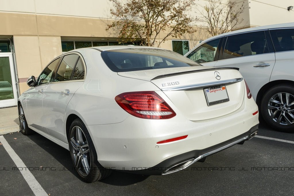 Mercedes W213 E Class E63 AMG Style Carbon Fiber Trunk Spoiler - JL Motoring