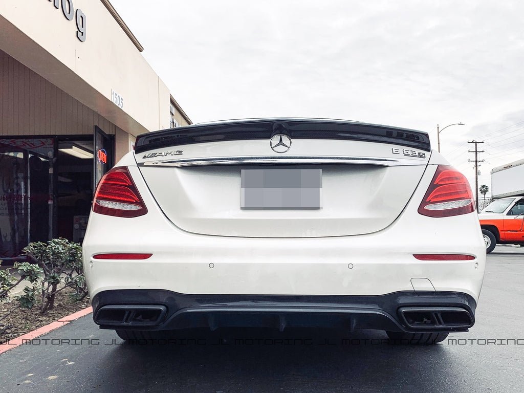 Mercedes W213 E63S AMG DTM Carbon Fiber Trunk Spoiler - JL Motoring