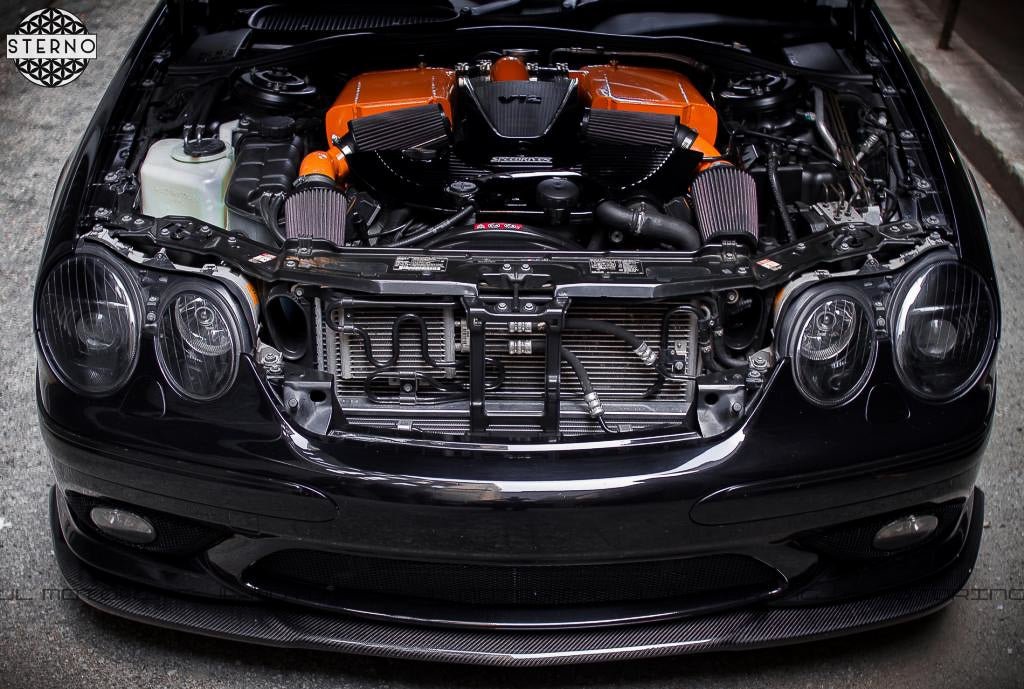 Mercedes W215 CL AMG Style Carbon Fiber Front Spoiler - JL Motoring
