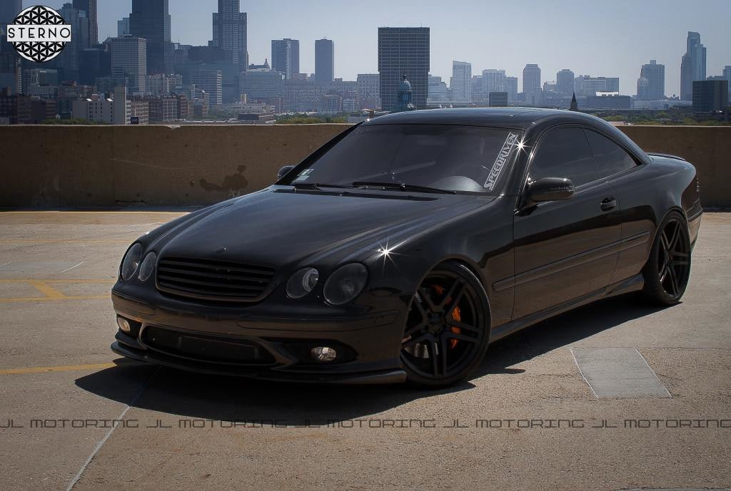 Mercedes W215 CL AMG Style Carbon Fiber Front Spoiler - JL Motoring