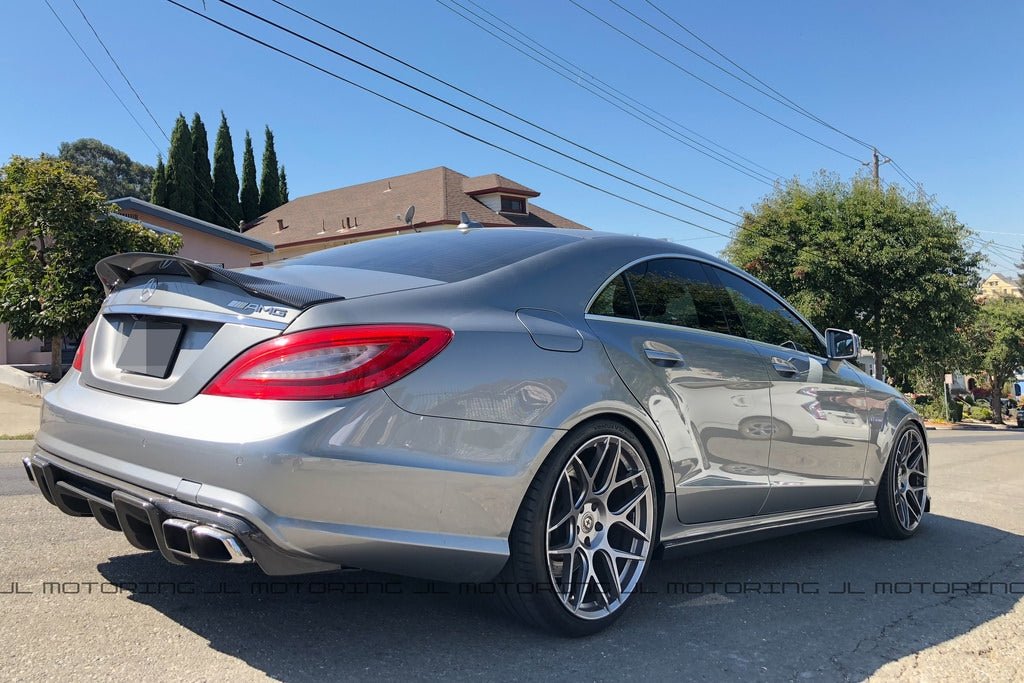 Mercedes W218 CLS 63 AMG Carbon Fiber Rear Diffuser - JL Motoring