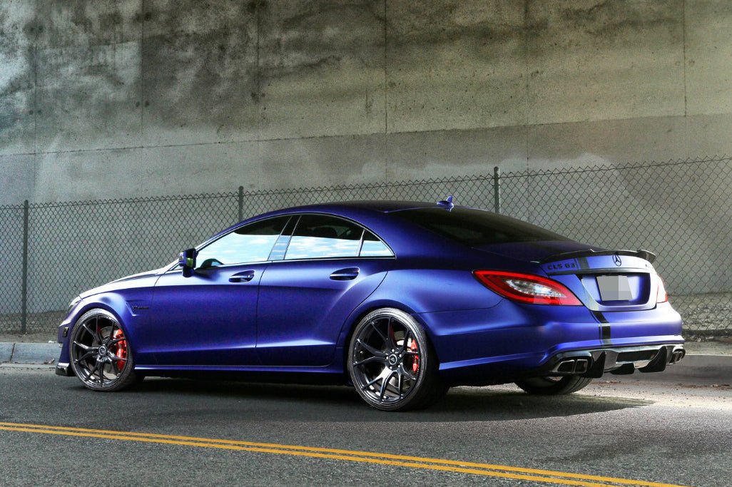 Mercedes W218 CLS 63 AMG DTM Carbon Fiber Rear Diffuser - JL Motoring