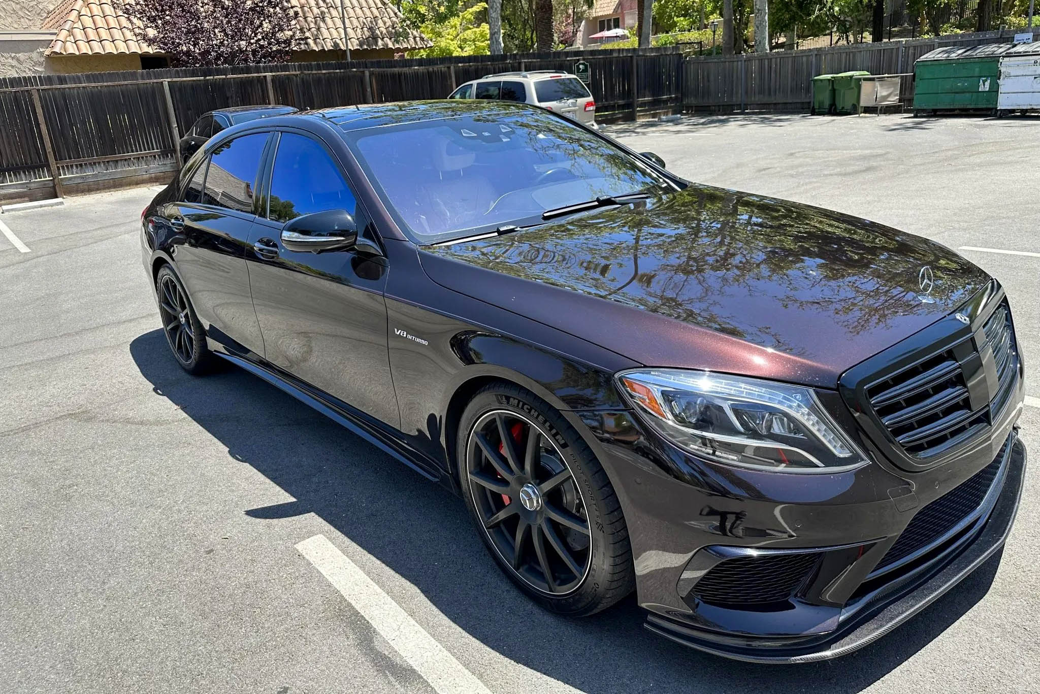 Mercedes W222 S63 S65 AMG Carbon Fiber Front Lip - JL Motoring
