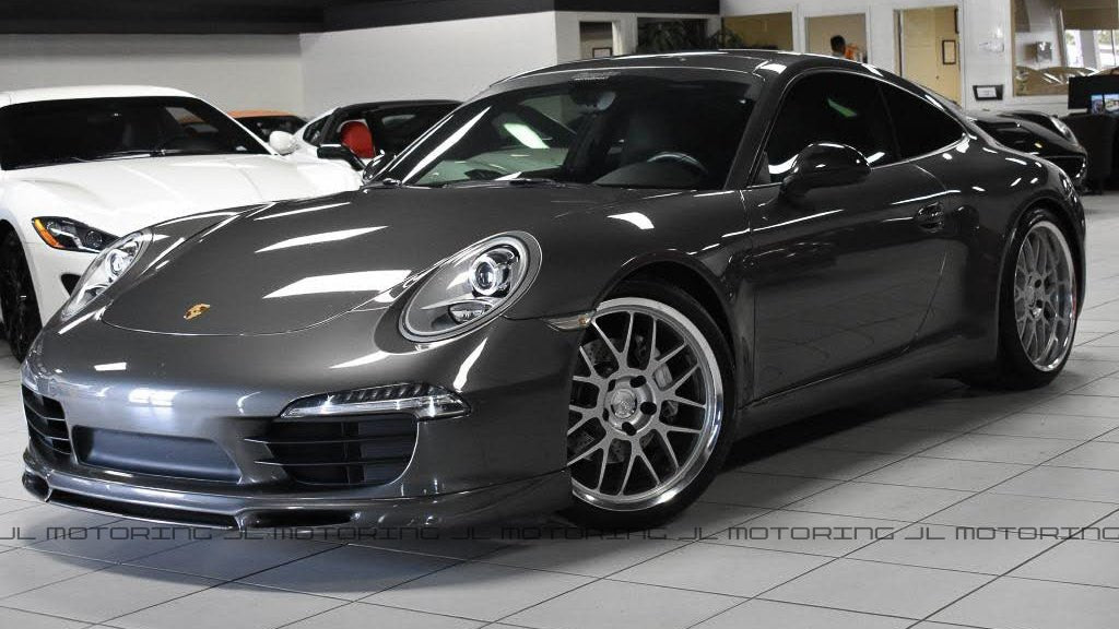 Porsche 991 911 Carrera S 4S Carbon Fiber Front Lip - JL Motoring