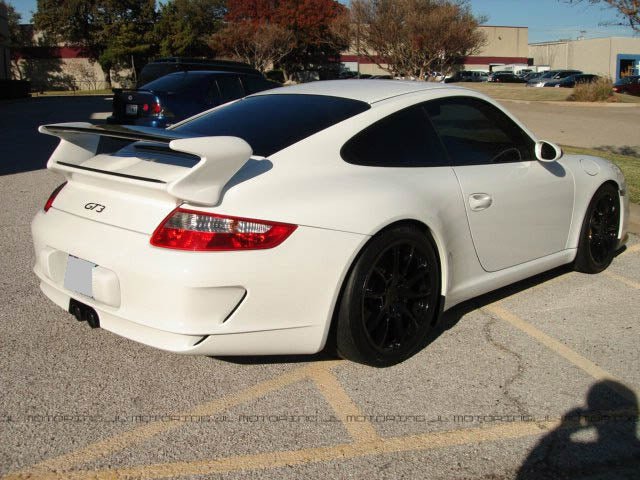 Porsche 997 911 GT3 Carbon Fiber Rear Decklid Spoiler - JL Motoring