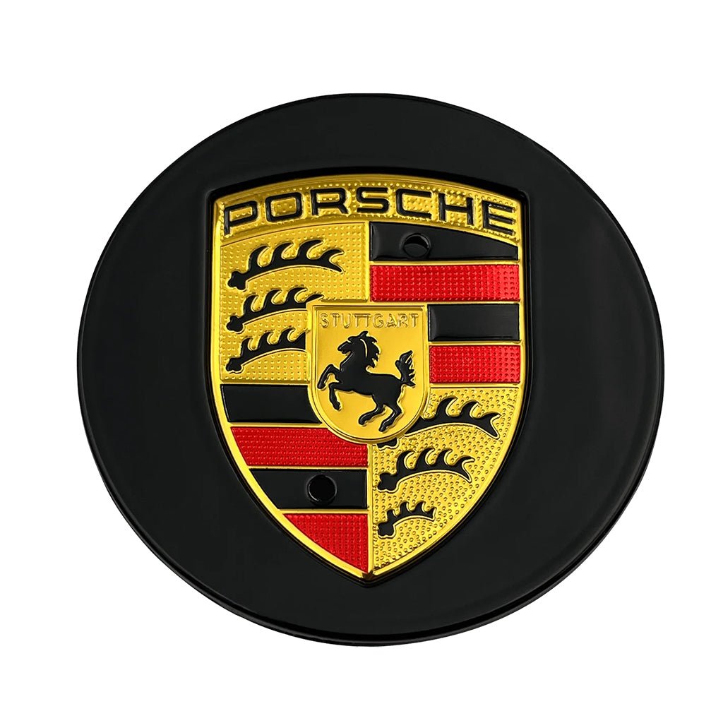 Porsche Black Wheel Caps - JL Motoring