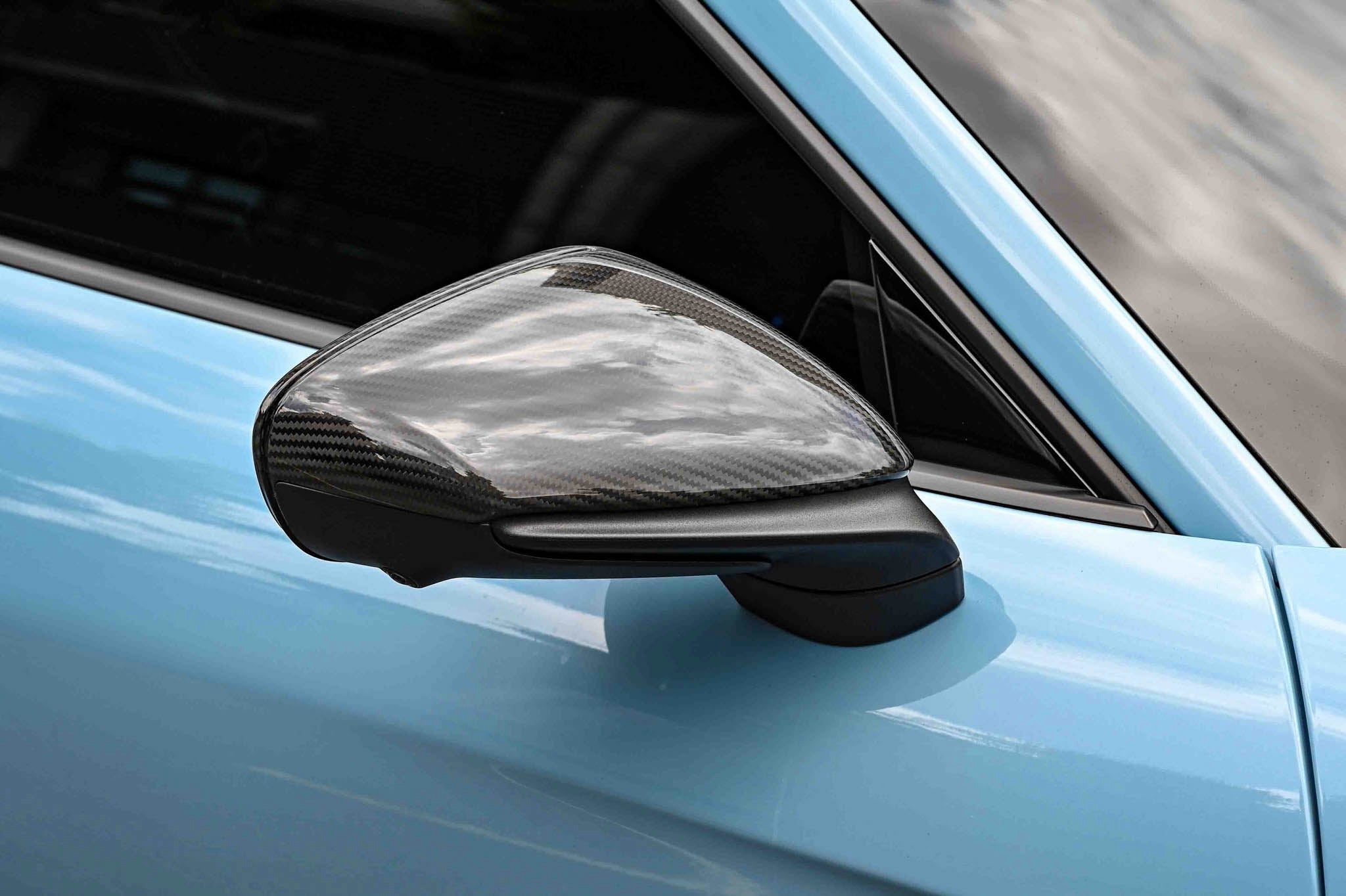 Porsche Taycan Carbon Fiber Mirrors - JL Motoring
