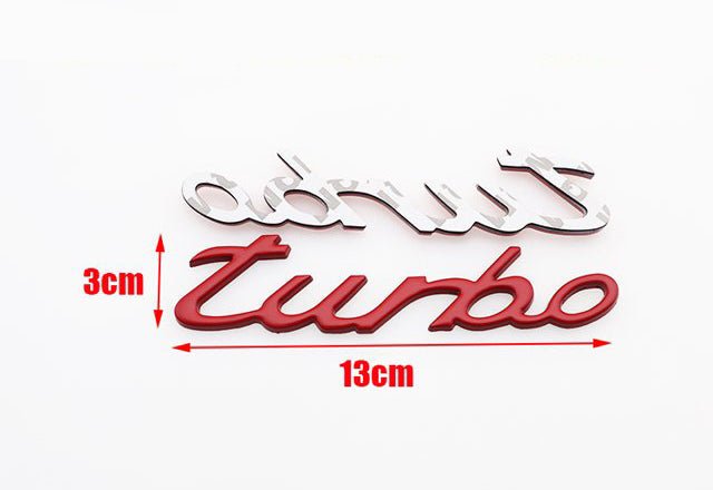 Porsche Turbo Trunk Emblem - JL Motoring
