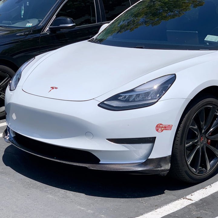 Tesla Model 3 Carbon Fiber Front Lip - JL Motoring