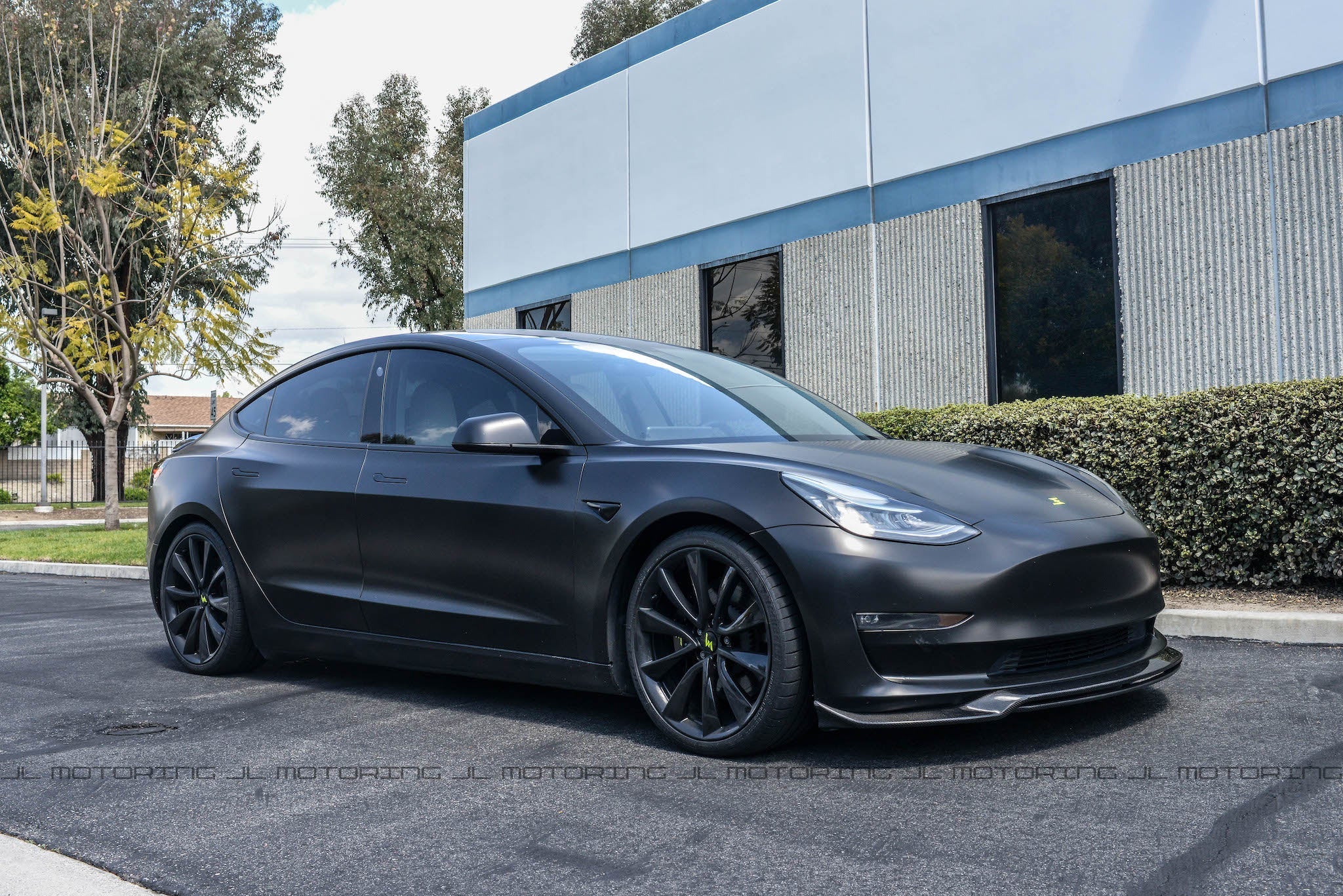 Tesla Model 3 Carbon Fiber Front Lip - JL Motoring