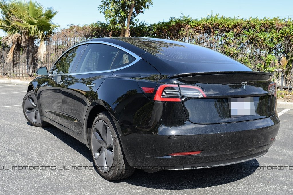 Tesla Model 3 Carbon Fiber Trunk Spoiler - JL Motoring