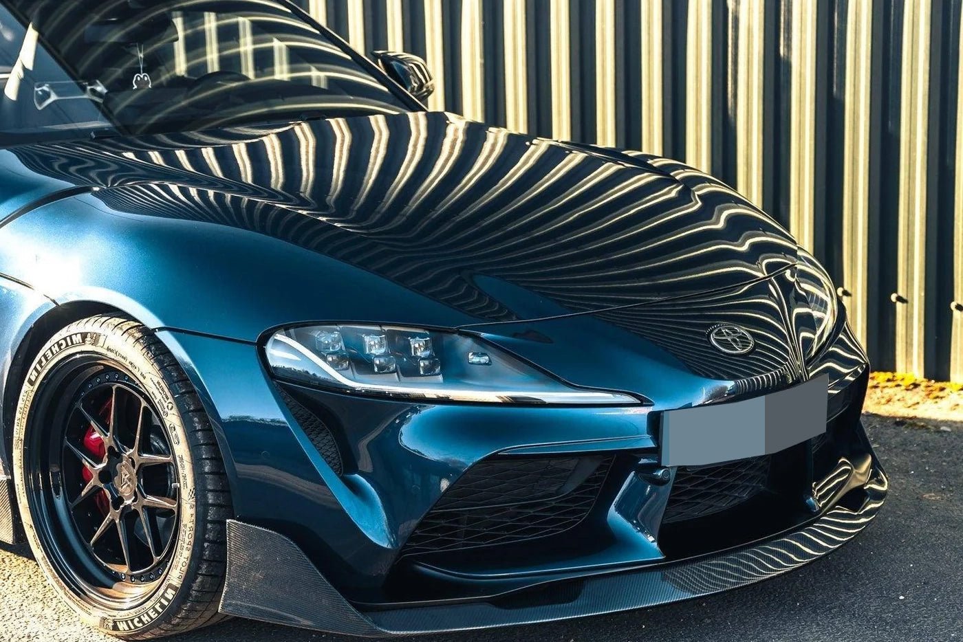 Toyota Supra MKV A90 A91 Carbon Fiber Front Lip - JL Motoring