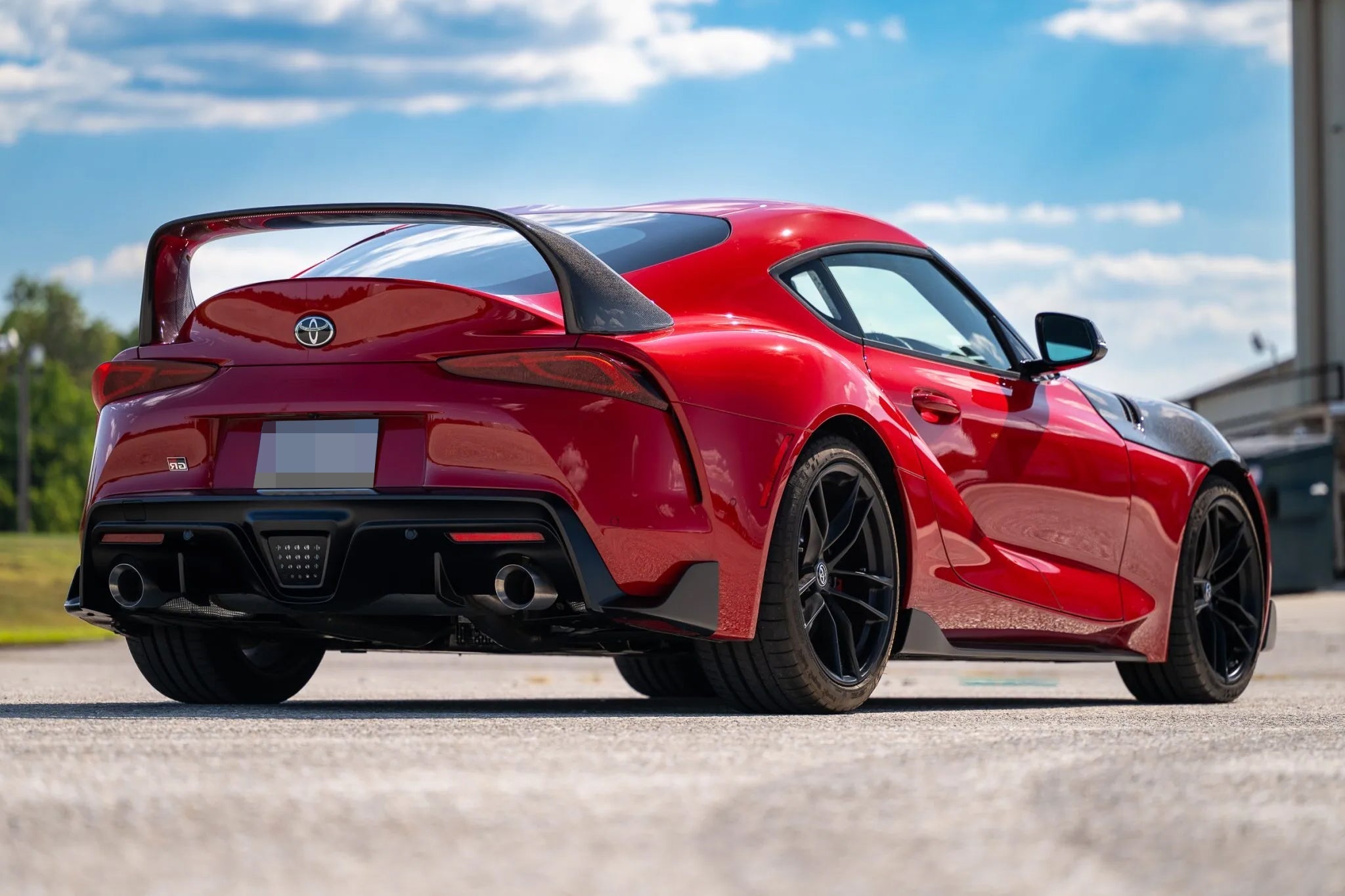 Toyota Supra MKV A90 A91 Heritage Carbon Fiber Trunk Spoiler - JL Motoring