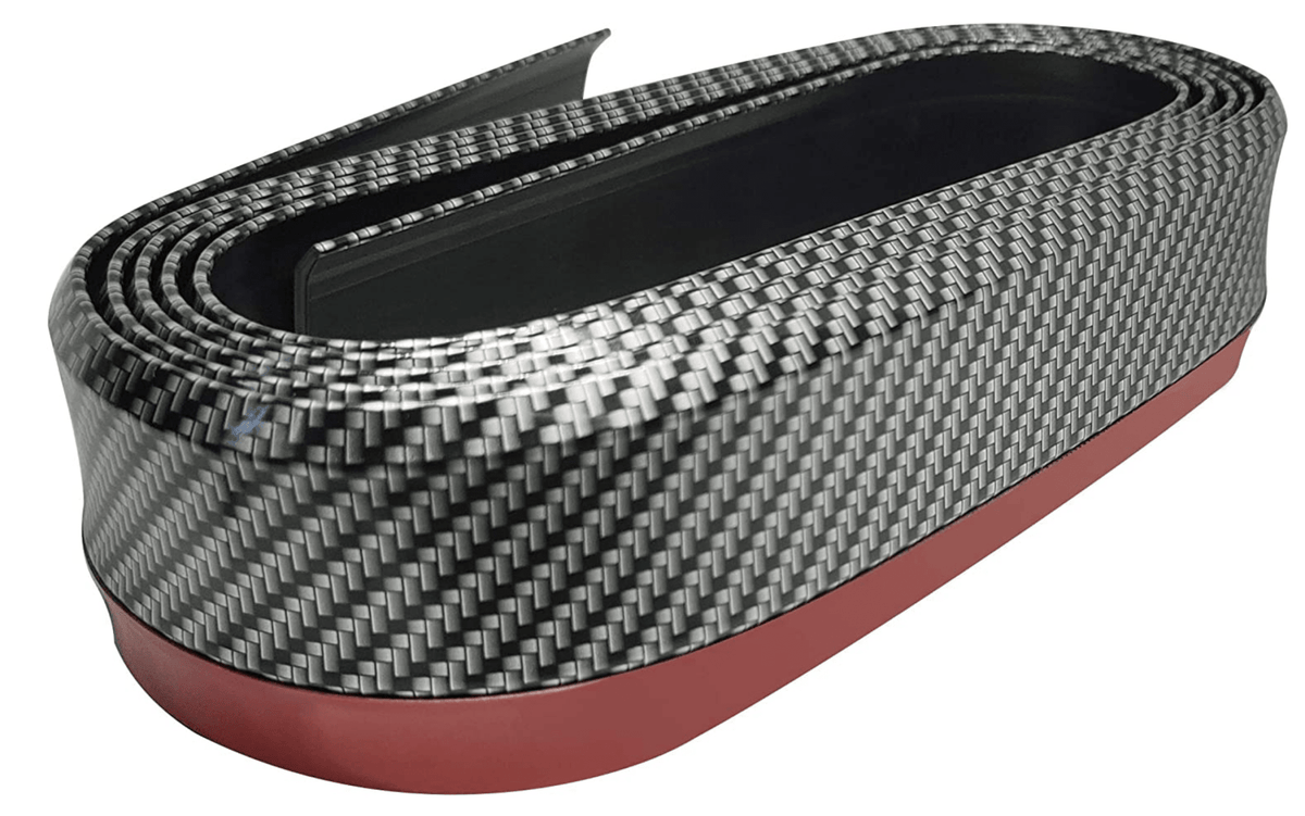 Universal Front Bumper Lip Rubber Guard Strip Splitter - JL Motoring