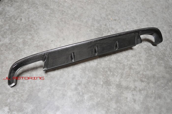 Volkswagen Golf 6 V GTI Carbon Fiber Rear Diffuser - JL Motoring