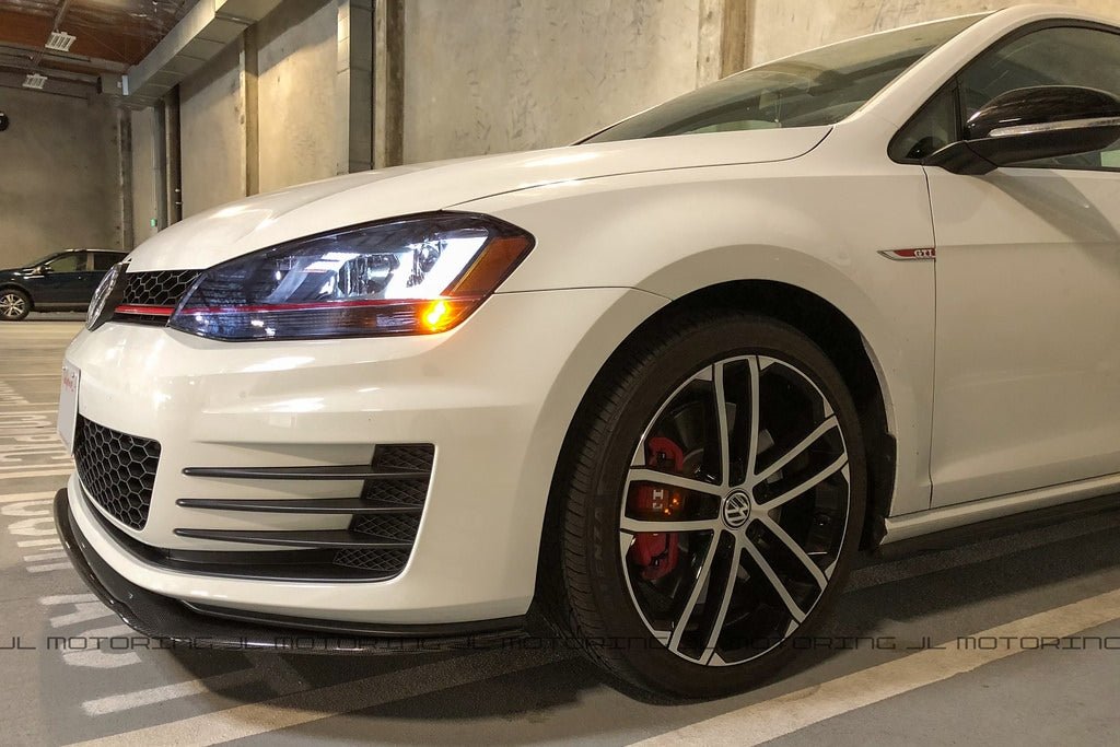 Volkswagen MK7 Golf 7 GTI Carbon Fiber Front Lip - JL Motoring