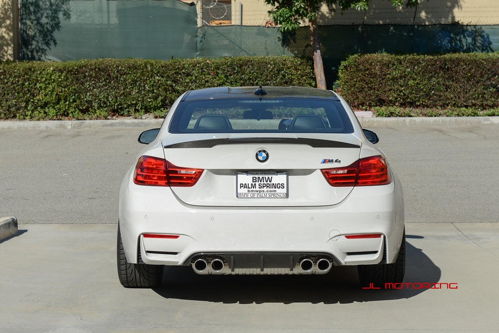 BMW F80 F82 F83 M3 M4 Carbon Fiber Rear Diffuser - JL Motoring