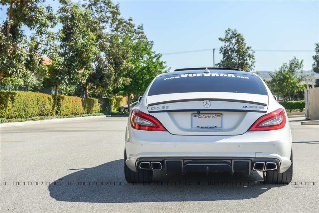 Mercedes W218 CLS 63 AMG Carbon Fiber Rear Diffuser