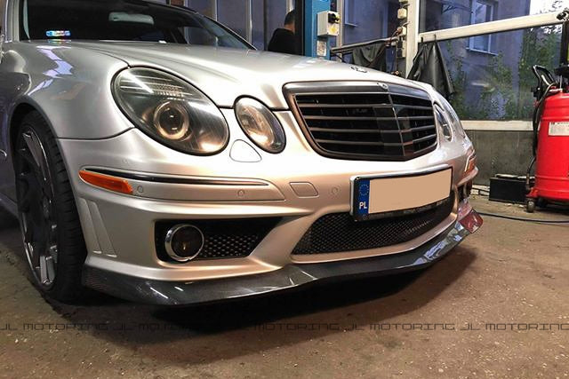 Mercedes W211 E63 AMG Carbon Fiber Front Lip
