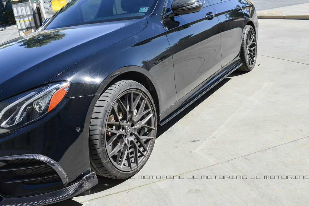Mercedes Benz W213 E43 E53 E63S AMG Carbon Fiber Side Skirts