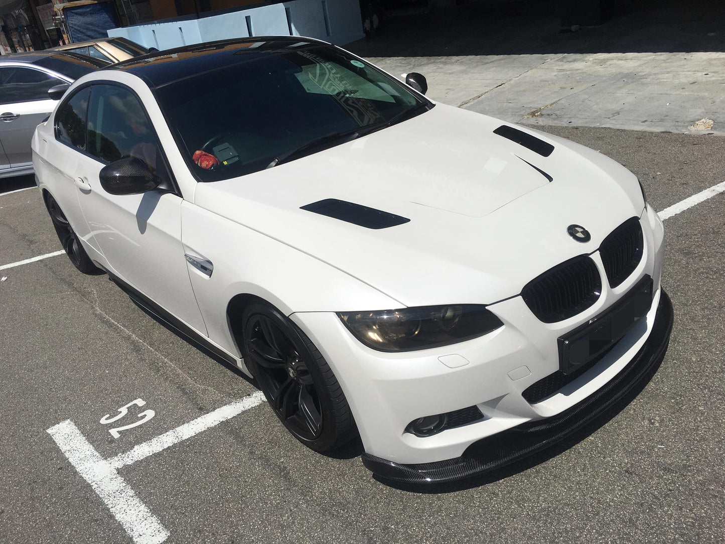 BMW E92 E93 M Sport 328 335 Carbon Fiber Front Lip
